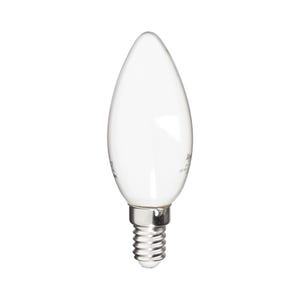 Ampoule à filament LED flamme, culot E14, 4W cons. (40W eq.), lumière blanche chaude