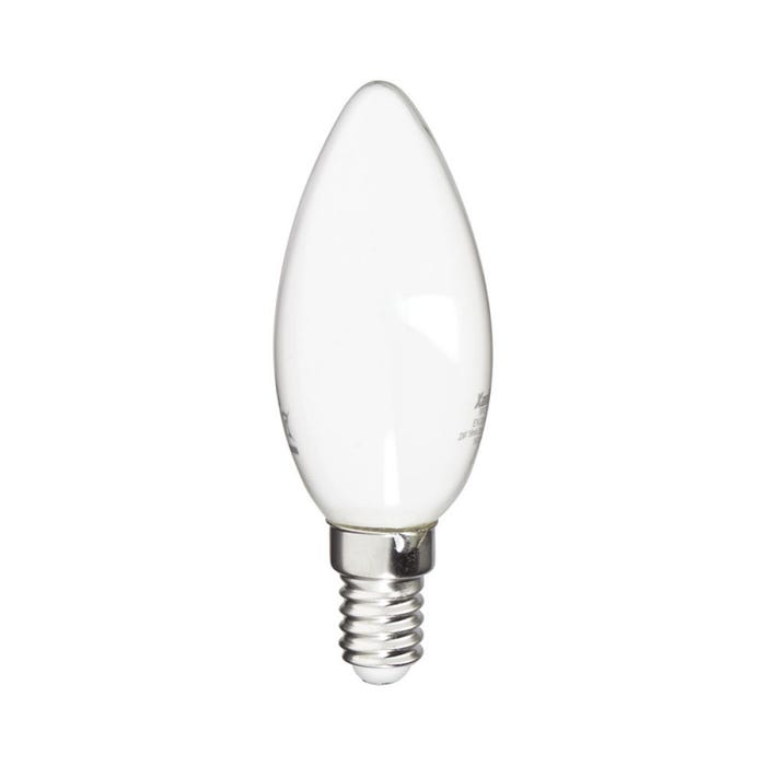 Xanlite - Ampoule à filament LED flamme, culot E14, 4W cons. (40W eq.), lumière blanche chaude - RFV470FO