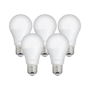 Xanlite - Lot x5 Ampoules LED standard, culot E27, conso 9W, eq. 60W, blanc neutre - PACK5EE806GCW