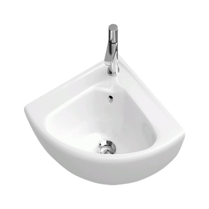 Lave-mains d'angle compact 41,5x41,5cm VILLEROY ET BOCH O.Novo blanc