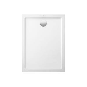 Receveur antidérapant 120 x 80 VILLEROY ET BOCH O Novo Plus ceramique rectangle blanc