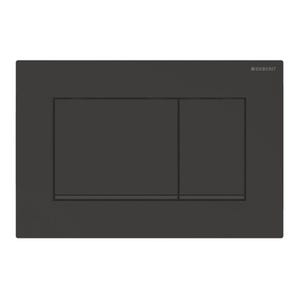 Geberit Sigma30 Plaque de déclenchement double touche, Noir mat (115.883.16.1)