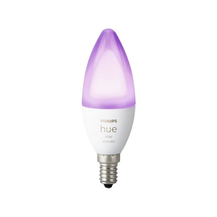 Philips Hue White & Color Ambiance flamme E14 x1