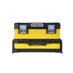 Boite à outils à tiroir bi-matière jaune 51cm STANLEY - 1-95-829