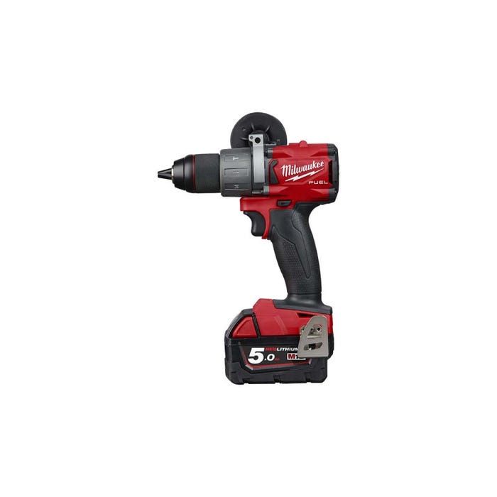 Perceuse à percussion MILWAUKEE M18 FUEL FPD2-502X - 2 batteries 5.0 Ah - 1 chargeur - 4933464264