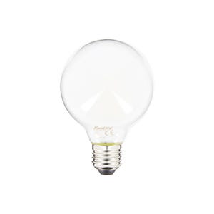 Ampoule LED G80 Opaque, culot E27, conso. 6,5W, 806 Lumens, Blanc neutre