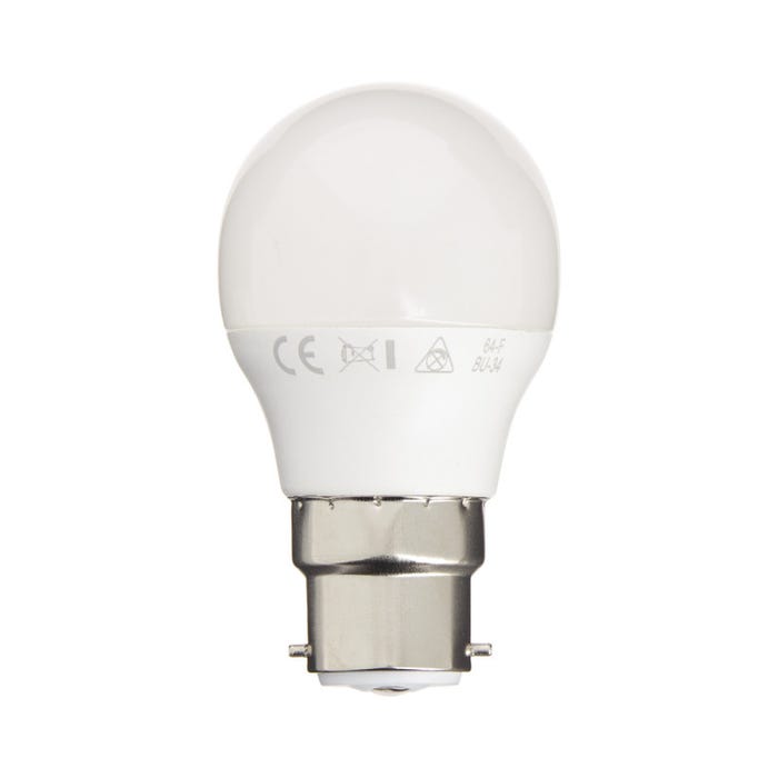 Xanlite - Ampoule LED P45, culot B22, 5,3W cons. (40W eq.), lumière blanc neutre - EB470PCW
