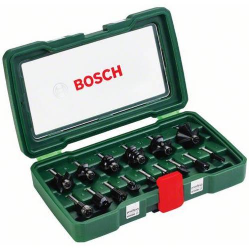 Bosch Accessories 2607019468 Jeu de fraises Carbure de tungstène Longueur 223.5 mm Diamètre de tige 6.3 mm
