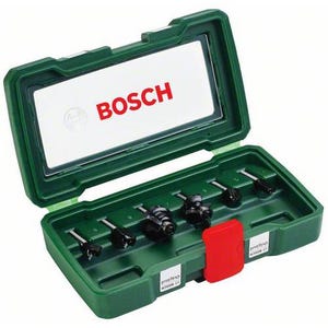 Bosch Accessories 2607019464 Jeu de fraises Carbure de tungstène Longueur 188 mm Diamètre de tige 6 mm
