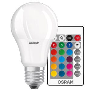 Lampe LED RGB avec télécommande