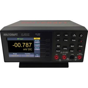Multimètre de table VOLTCRAFT VC-655 BT numérique CAT I 1000 V, CAT II 600 V Affichage (nombre de points): 55000