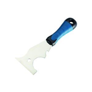 Couteau Riflard multi usages en Inox Manche Bimat Noir/Bleu - SAVY