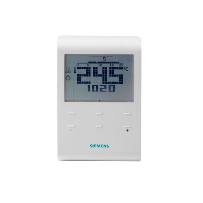 SIEMENS Ingenuity for life-Thermostat d'ambiance avec programme horaire RDE100.1