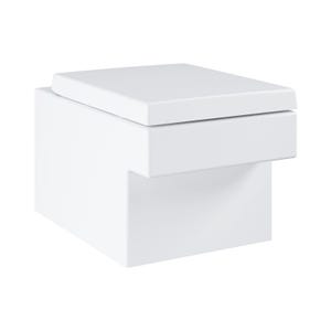 Grohe Cuvette Cube Ceramic sans bride avec fixations invisibles Blanc alpin + Abattant softclose (CubeCeramic)