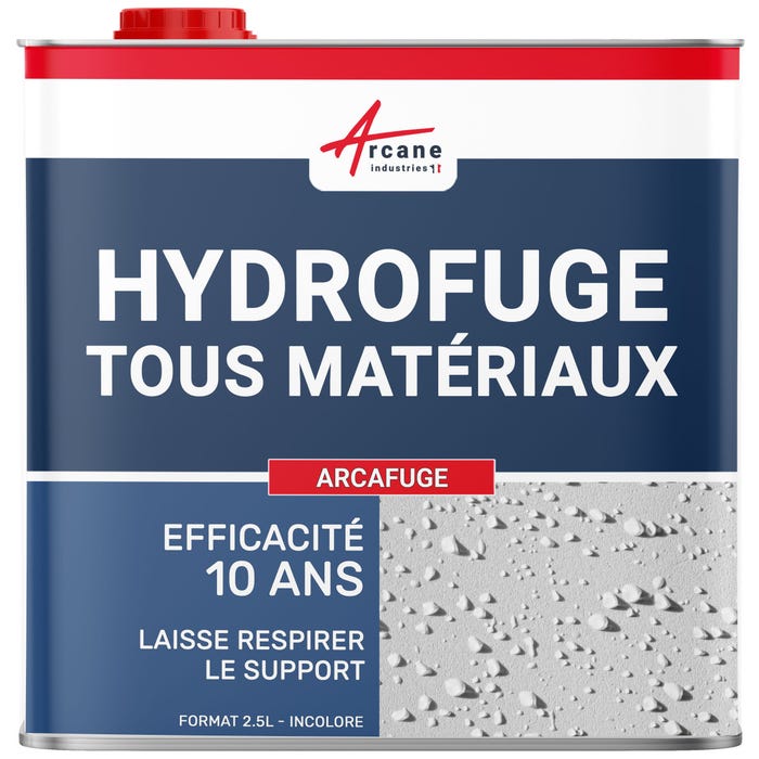 Produit Hydrofuge - Imperméabilisant tuiles, murs, sols poreux - ARCAFUGE - 2.5 L (jusqu'à 12.5 m²)ARCANE INDUSTRIES