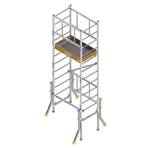 Echafaudage pour escalier: Hauteur de plateforme 5.00m - ME500-E