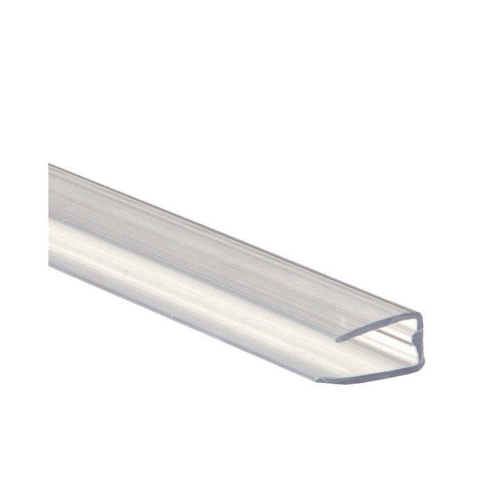 Profil polycarbonate de bordure et obturation Transparent, E : 16 mm, L : 210 cm