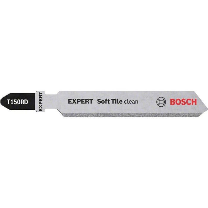 Lame de scie sauteuse Expert Soft Tile Clean T 150 RD pack de 3 - BOSCH - 2608900567