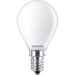 Ampoule LED sphéroïdale PHILIPS - EyeComfort - 4,3W - 470 lumens - 4000K - E14 - 93014