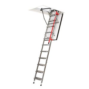 Escalier coupe feu 120min - Hauteur sous plafond 2.80m - Trémie 86x130cm - LMF86130-280