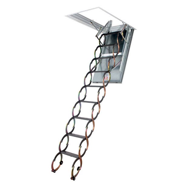 Escalier coupe feu 60min - Hauteur sous plafond 2.70m - Trémie 50x70cm - LSF5070/270