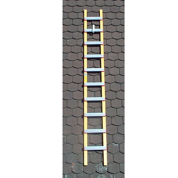Echelle de toit - Bois / Alu - Ecartement des barreaux 39cm - 3.00m de long - HIM4138.39.300
