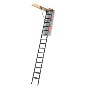 Escalier Escamotable métal - Hauteur sous plafond 3.66m - Trémie 86x144cm - LMP86144-3