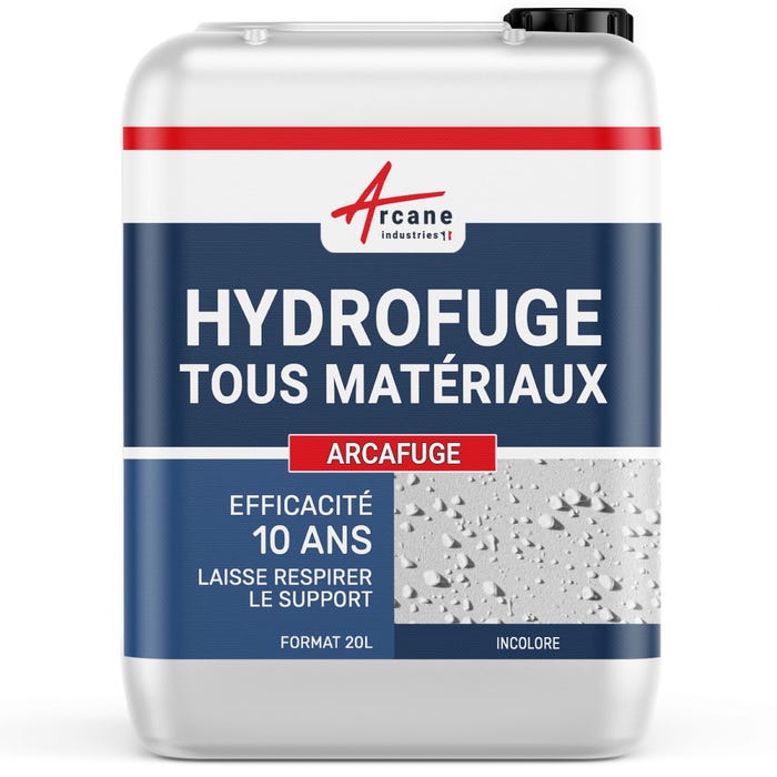 Produit Hydrofuge - Imperméabilisant tuiles, murs, sols poreux - ARCAFUGE - 20 L (jusqu'à 100 m²)ARCANE INDUSTRIES