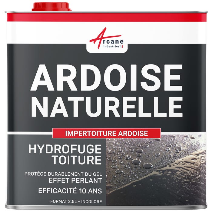 Imperméabilisant Hydrofuge Toiture Ardoise - IMPER ARDOISE - 2.5 L (jusqu'à 12.5 m²) - - ARCANE INDUSTRIES