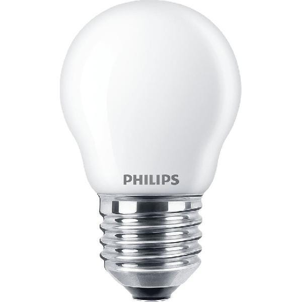 Ampoule LED sphérique PHILIPS - EyeComfort - 4,3W - 470 lumens - 2700K - E27 - 93013