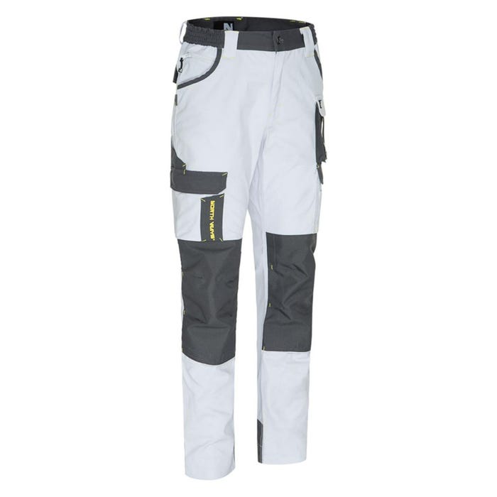 Pantalon de travail multipoches Cary blanc - North Ways - Taille 56