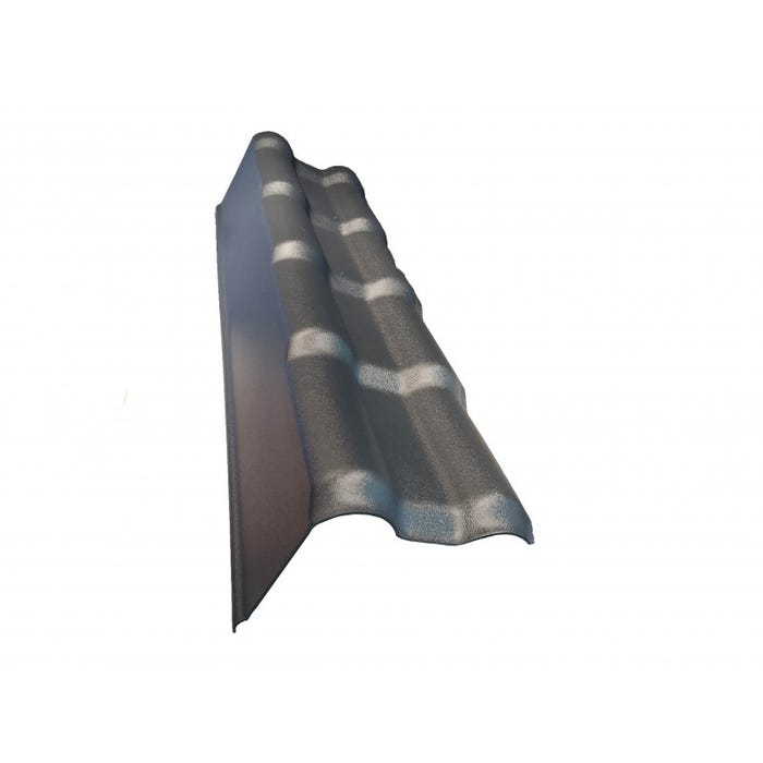 Profil de rive gauche pour toiture PVC mini 94 x 37,5 cm Gris anthracite, l : 37,5 cm, L : 94 cm