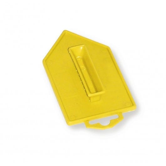 MONDELIN - Taloche pro ABS jaune, pointue, poignée plastique