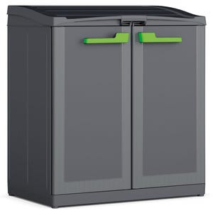 Armoire de recyclage Moby Compact Recycling System Gris graphite Keter