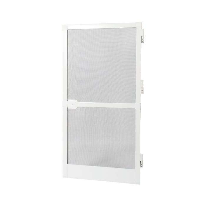 Moustiquaire porte battante Aluminium - L 215 x H 100 cm - Blanc