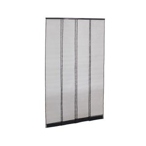 Moustiquaire rideau porte Passages Intensifs - L 130 x H 230 cm Noir