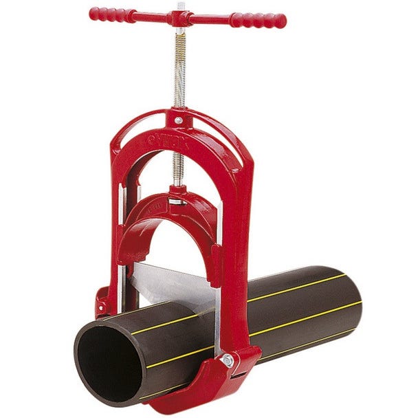 Coupe-tube guillotine Diam tube 125 mm Epaisseur maxi. 11,4 mm Virax
