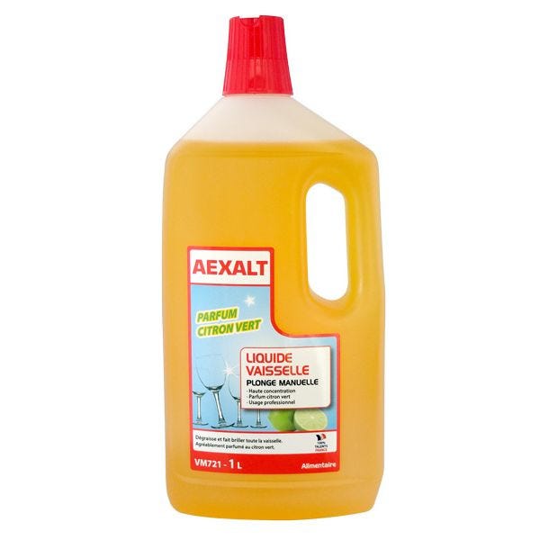 Liquide vaisselle concentré au citron vert 1 L Aexalt