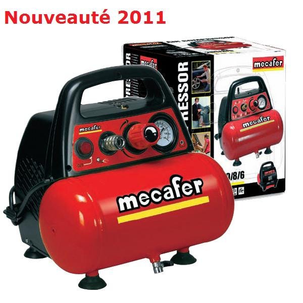 Mécafer - Compresseur 6 litres 1.5Hp - New Vento Mecafer