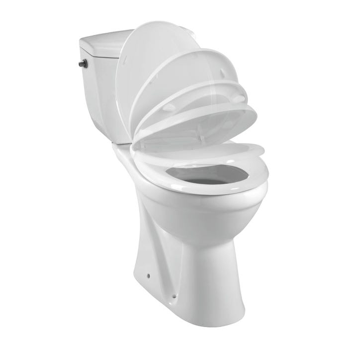 Pack WC à  sortie verticale KARMA - Mécanisme 3/6L, alimentation d'eau silencieuse