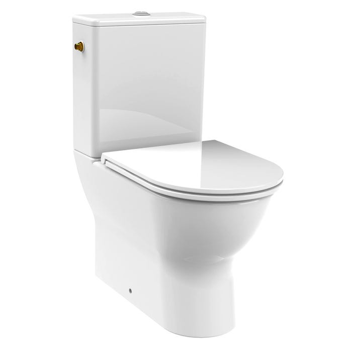 Pack WC à  poser DUNEO - Mécanisme 3/6L et alimentation d'eau silencieuse