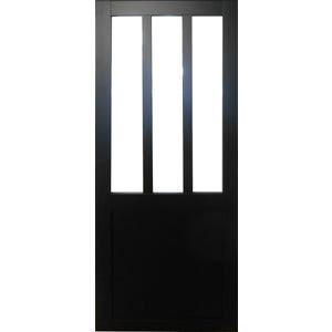 Porte Coulissante Atelier Noir H204 x L63 GD MENUISERIES