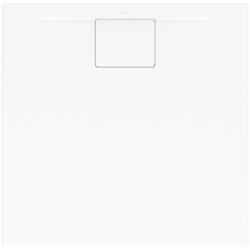 Receveur 100 x 70 x 4,8 VILLEROY ET BOCH Architectura Metalrim acrylique rectangle blanc