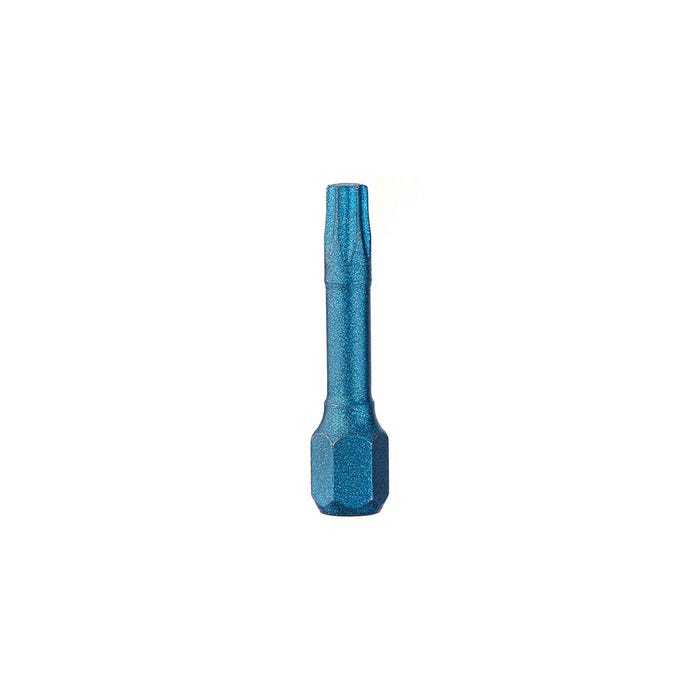 Embouts de vissage impact blue-shock Torx® - U613 T25 Long. Totale 30 - Pack de 25