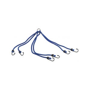 THIRARD - Tendeur pieuvre en caoutchouc à crochets, 8mmx80cm, bleu