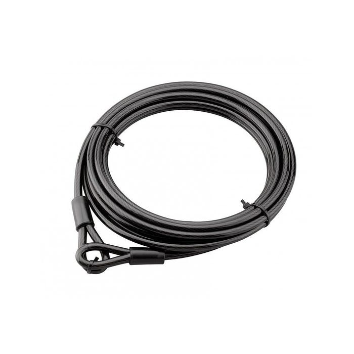 Cable antivol Diam 8 mm longueur 6 m noir 308600 Thirard
