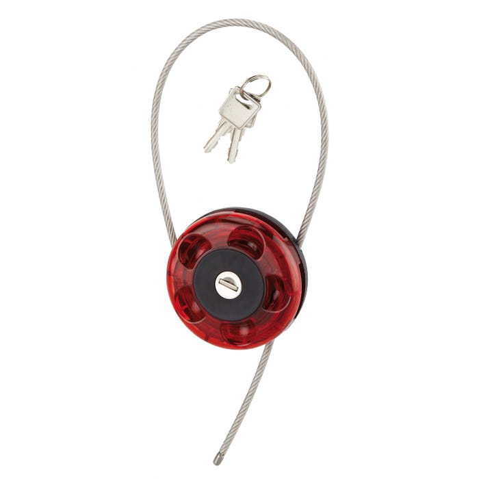 THIRARD - Cadenas à clé Roller, multifonction, cable inox, 2 clés