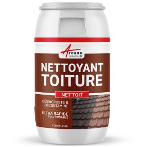 Nettoyant Toiture - Produit nettoyage toiture action rapide - 200 L - - ARCANE INDUSTRIES