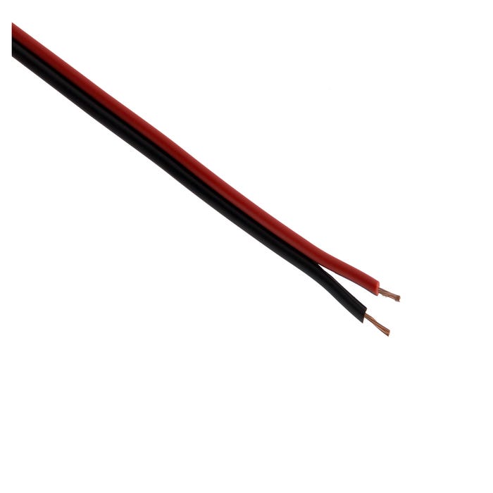 Câble HI-FI 2x 0,35 Rouge - 5m - Zenitech