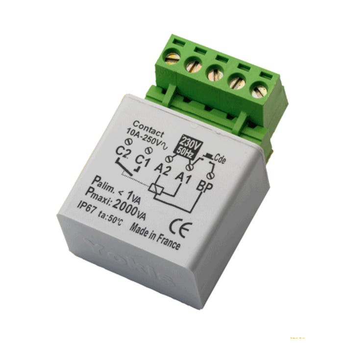 Télérupteur temporisable micro-module MTR2000E - YOKIS